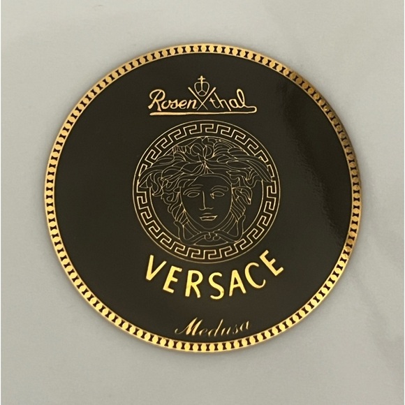 VERSACE Rosenthul - authentic VERSACE Medusa charger plate..12” ashtray set - Picture 6 of 6
